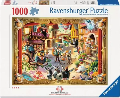 Ravensburger 1000 - Canada Jigsaw Nationals '26, Pinocchio's Perils