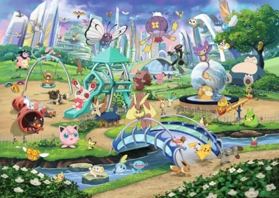 Ravensburger 1000 - Pokemon Collectors Eevee and Park
