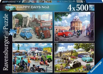 Ravensburger 4x500 - Kevin Walsh, Happy Days No.2: Days Out