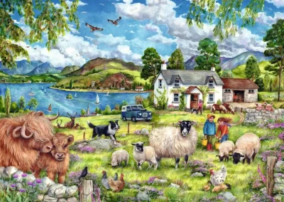 Ravensburger 1000 - Debbie Cook, Country Farm