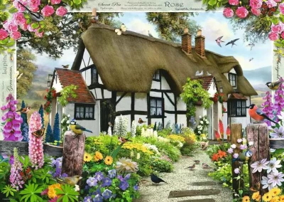 Ravensburger 500 - Rose Cottage