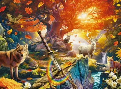Ravensburger 500 - Excalibur Forrest