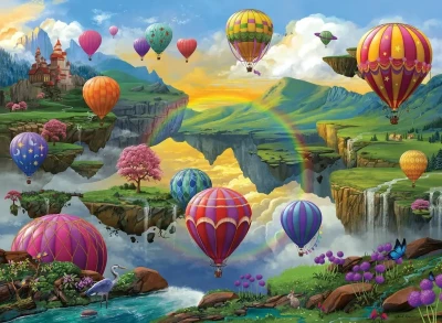 Ravensburger 500 - Air Balloon Valley