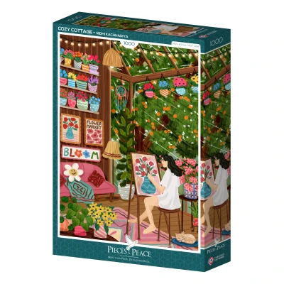 Pieces & Peace 1000 - Nidhi Kachhadiya, Cozy Cottage