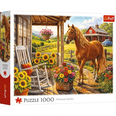 Trefl 1000 - Koń na farmie