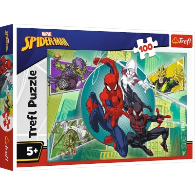 Trefl 100 - Marvel Spiderman, Pajęcza maska