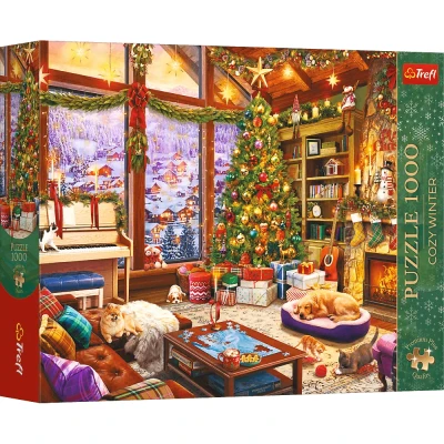 Trefl 1000 - Premium Plus XMAS - Cozy Winter, Świąteczny wieczór