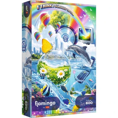 Trefl 600 - Flamingo by Trefl, Internetowy chaos Y2Ks