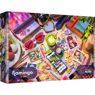 Trefl 600 - Flamingo by Trefl, Mój mały świat