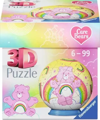 Ravensburger 3D 54 - Kula, Care Bears Cheer Bear Puzzleball