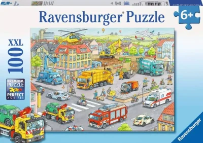 Ravensburger 100 XXL - Pociąg w mieście