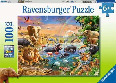 Ravensburger 100 XXL - Savannah Jungle Waterhole