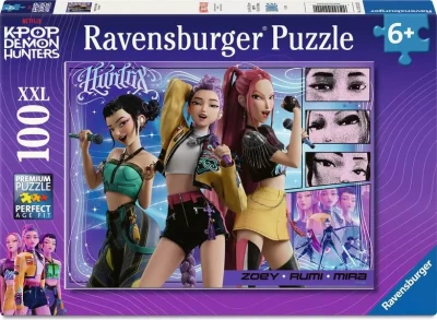 Ravensburger 100 XXL - K-Pop Demon Hunters - Happy Fans, Happy Honmoon!