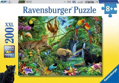 Ravensburger 200 XXL - Zwierzęta w dżungli