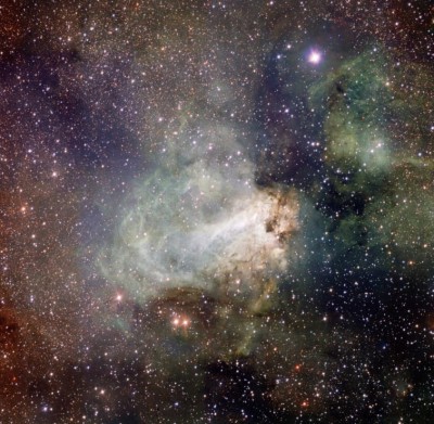 Grafika 1500 - Stellar formation of the Messier 17 Region taken by VST