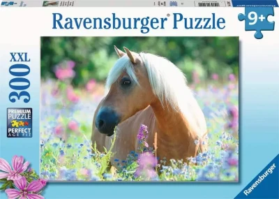 Ravensburger 300 XXL - Koń w morzu kwiatów