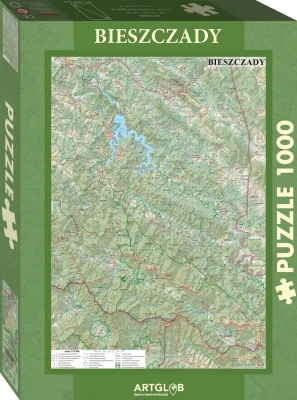 ArtGlob 1000 - Bieszczady mapa turystyczna 1:75 000