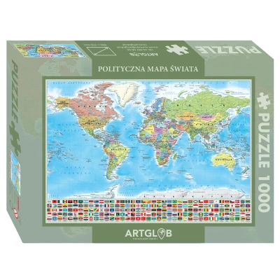 ArtGlob 1000 - Świat polityczny mapa
