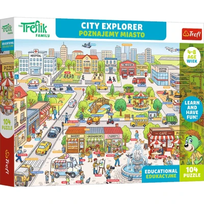 Trefl 104 Edukacyjne - Poznajemy miasto / City explorer