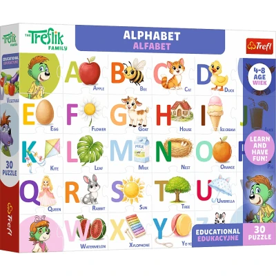 Trefl 30 Edukacyjne - Alfabet / Alphabet