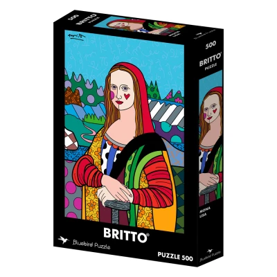 Bluebird 500 - Romero Britto, Mona Lisa