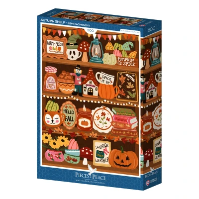 Pieces & Peace 500 - Nidhi Kachhadiya, Autumn Shelf