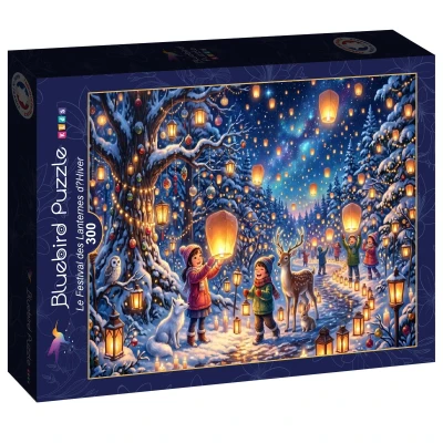 Bluebird Puzzle 300 - The Winter Lantern Festival