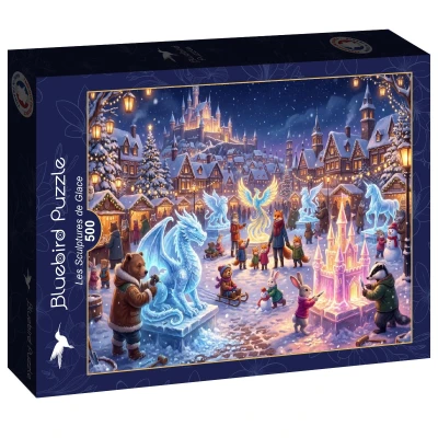 Bluebird Puzzle 500 - Ice Sculptures