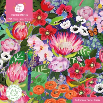 Flame Tree Publishing 1000 - Bex Parkin: Exotic Birds