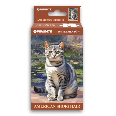 Penmate 108 Mini - Elegant Cat, American Shorthair