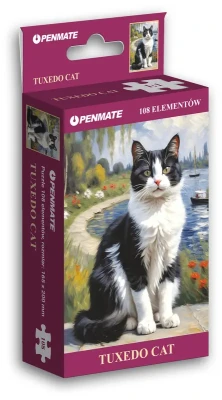 Penmate 108 Mini - Elegant Cat, Tuxedo Cat