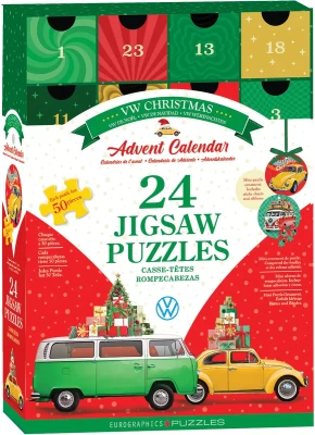 Eurographics 24 x 50 - Kalendarz adwentowy, VW Christmas - Christmas Advent Calendar (1)