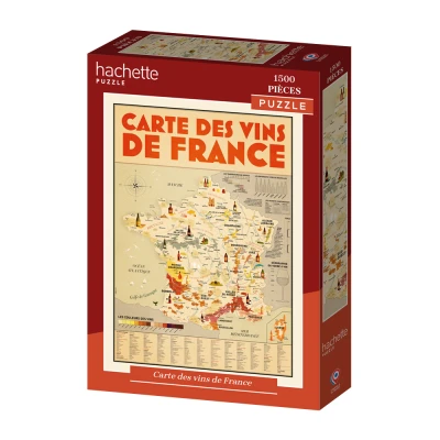 Hachette 1500 - Wine Map of France