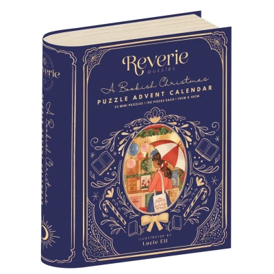 Reverie 24 x 99 - Lucie Ell, A Bookish Christmas Puzzle Advent Calendar (99 Piece Version)
