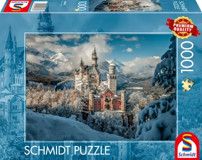 Schmidt 1000 - Zamek Neuschwanstein zimą / Niemcy