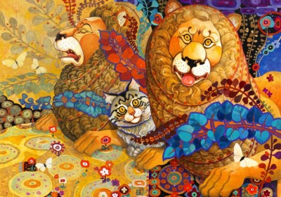 Bluebird Puzzle 1000 - Leonine Tapestry