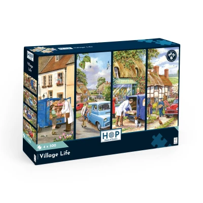 House of Puzzles 4x500 - Village Life