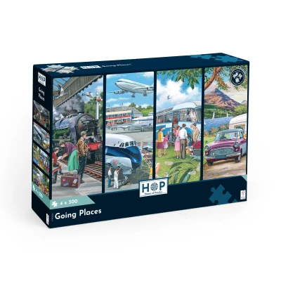 House of Puzzles 4x500 - Going Places
