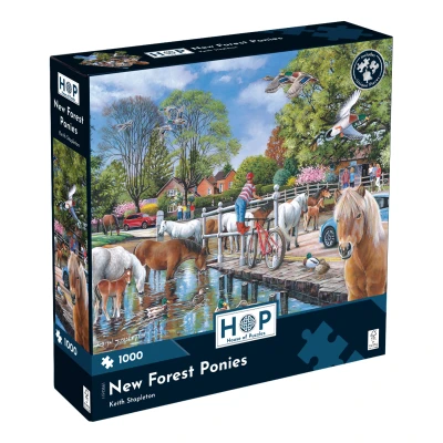 House of Puzzles 1000 - Keith Stapleton, New Forest Ponies