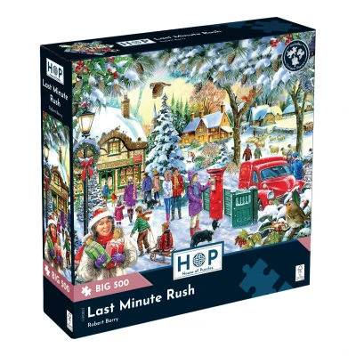 House of Puzzles 500 XXL - Robert Barry, Last Minute Rush