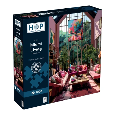 House of Puzzles 1000 - Libby Sandor, Miami Living