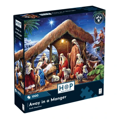 House of Puzzles 1000 - Keith Stapleton, Away in a Manger
