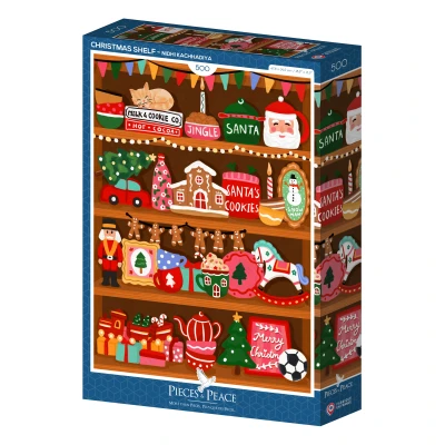 Pieces & Peace 500 - Nidhi Kachhadiya, Christmas Shelf