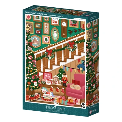 Pieces & Peace 1000 - Nidhi Kachhadiya, Christmas Staircase