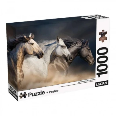 Lisciani 1000 - Horses (Konie)