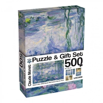 Lisciani 500 - Puzzle & Art Gift Set Claude Monet & Water Lilies