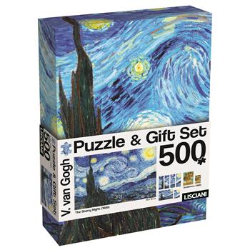 Lisciani 500 - Puzzle & Gift Set Art Van Gogh The Starry Night