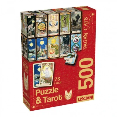 Lisciani 500 - Puzzle & Tarot Cards Cats