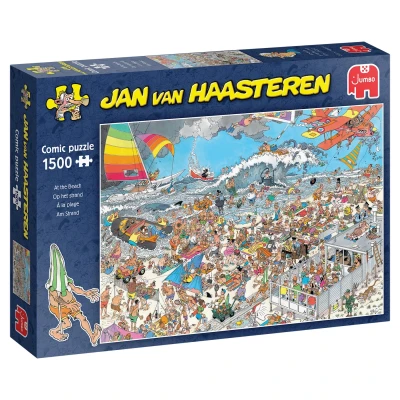 Jumbo 1500 - Jan van Haasteren - On the Beach