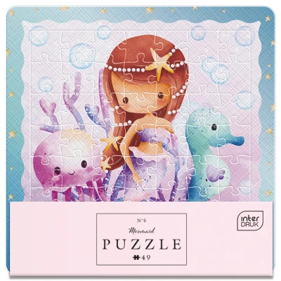 Interdruk 49 Puzzle w ramce, Friends 5 Mermaid